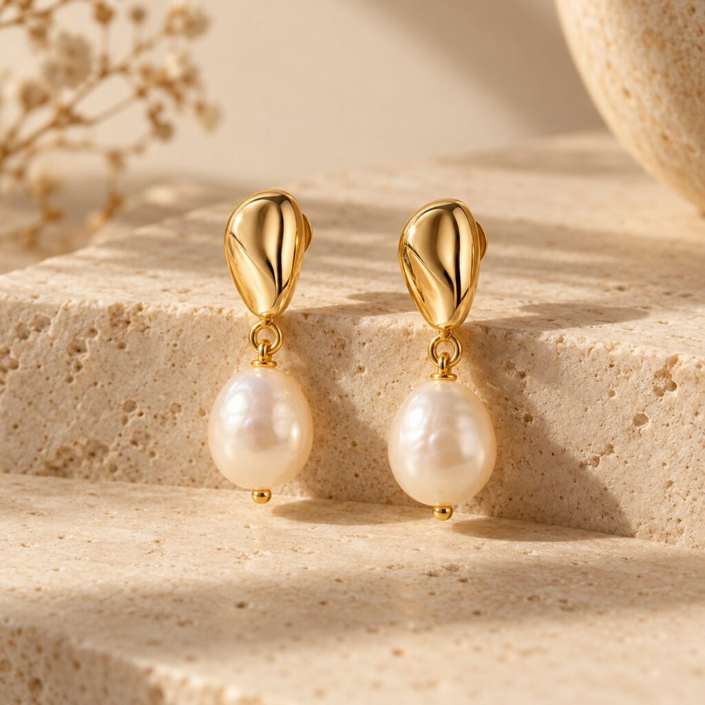 Freshwater Pearl Drop Earrings